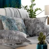 Poszewka ESTER 45x45 cm srebrna velvet * EUROFIRANY B.B. Choczyńscy Sp.J.