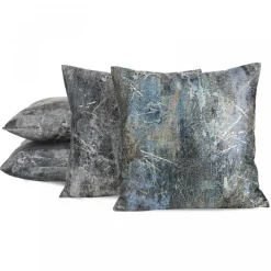 Poszewka ESTER 45x45 cm srebrna velvet * EUROFIRANY B.B. Choczyńscy Sp.J.