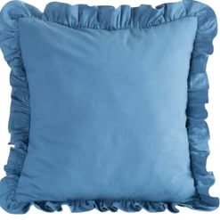 Poszewka FALBANKA 45x45 cm granat bawełna * EUROFIRANY B.B. Choczyńscy Sp.J. Sale