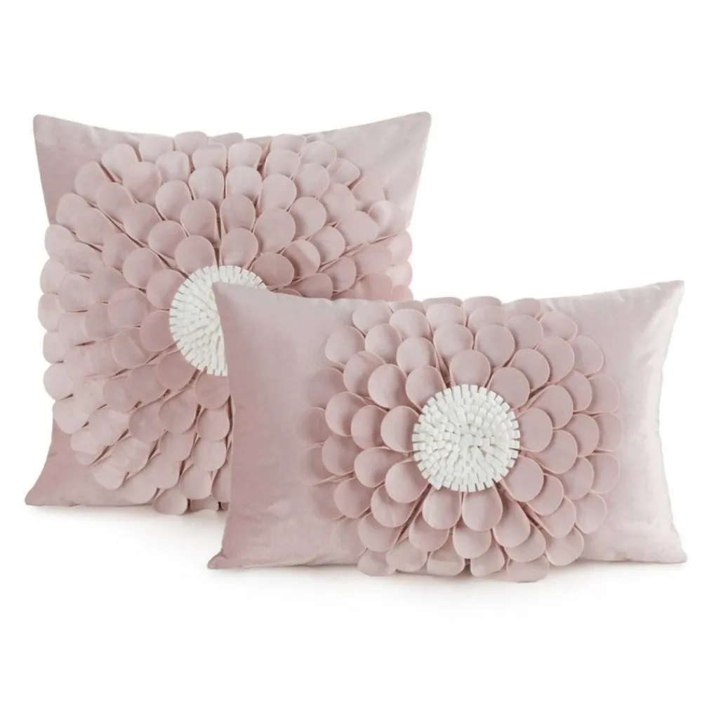 Poszewka FLORES kwiat 3D 45x45 puder * EUROFIRANY B.B. Choczyńscy Sp.J. Online