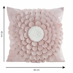 Poszewka FLORES kwiat 3D 45x45 puder * EUROFIRANY B.B. Choczyńscy Sp.J. Online
