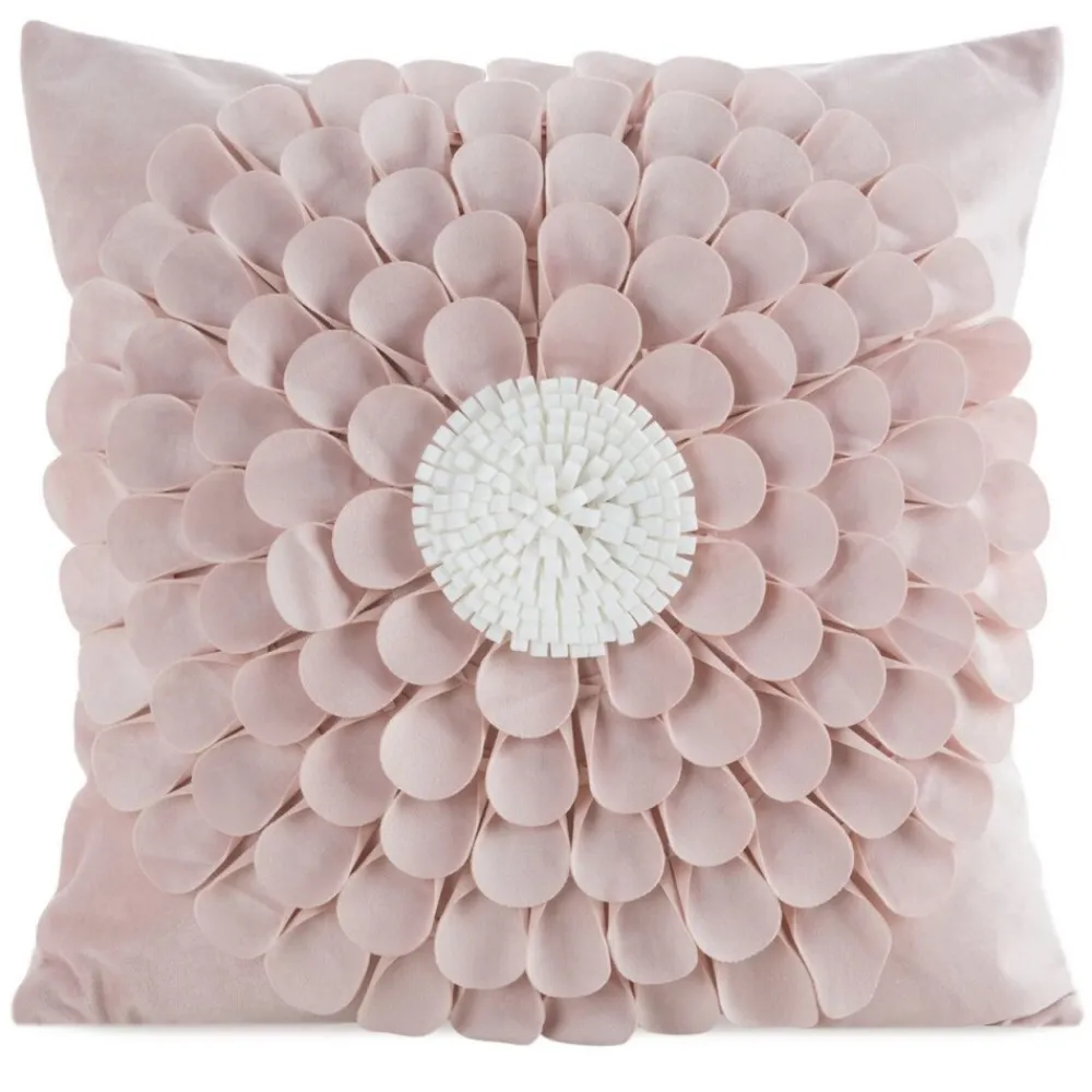 Poszewka FLORES kwiat 3D 45x45 puder * EUROFIRANY B.B. Choczyńscy Sp.J. Online