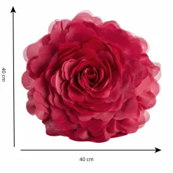 Poszewka FLORES róża 3D śr 40 cm bordo * EUROFIRANY B.B. Choczyńscy Sp.J. Clearance
