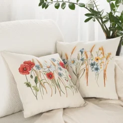 Poszewka gobelinowa 61/NAT 45x45 cm kwiaty * EUROFIRANY B.B. Choczyńscy Sp.J. Sale