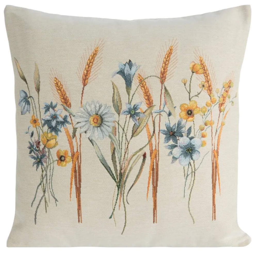 Poszewka gobelinowa 61/NAT 45x45 cm kwiaty * EUROFIRANY B.B. Choczyńscy Sp.J. Sale