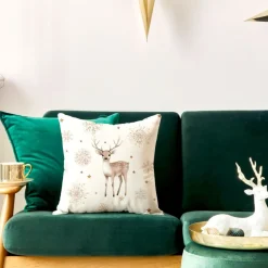 Poszewka JELONKI ZIMOWA OPOWIEŚĆ 40x40 cm * MARKIZETA SPÓŁKA Z OGRANICZONĄ ODPOWIEDZIALNOŚCIĄ Online