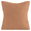 Poszewka LEN/3 45x45 ceglasta jodełka * EUROFIRANY B.B. Choczyńscy Sp.J. Discount