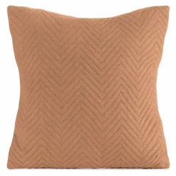 Poszewka LEN/3 45x45 ceglasta jodełka * EUROFIRANY B.B. Choczyńscy Sp.J. Discount