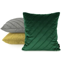 Poszewka NALA3 45x45 cm pasy stalowy * EUROFIRANY B.B. Choczyńscy Sp.J. Sale