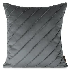 Poszewka NALA3 45x45 cm pasy stalowy * EUROFIRANY B.B. Choczyńscy Sp.J. Sale