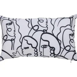 Poszewka na poduszkę 30 x 50 cm Nolan biała * Atmosphera Outlet