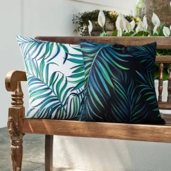 Poszewka PALMS2 40x40 biała palmy * EUROFIRANY B.B. Choczyńscy Sp.J. Discount