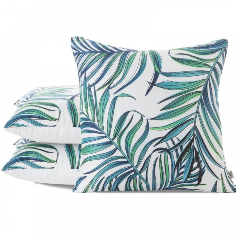Poszewka PALMS2 40x40 biała palmy * EUROFIRANY B.B. Choczyńscy Sp.J. Discount
