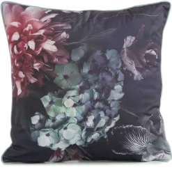 Poszewka VELVET/131 45x45 ciemne kwiaty * EUROFIRANY B.B. Choczyńscy Sp.J. Clearance