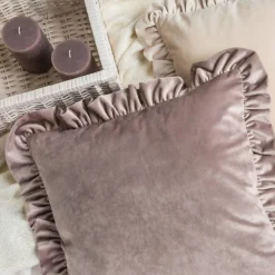 Poszewka VELVET 45x45 falbana c.mięta * EUROFIRANY B.B. Choczyńscy Sp.J. Sale