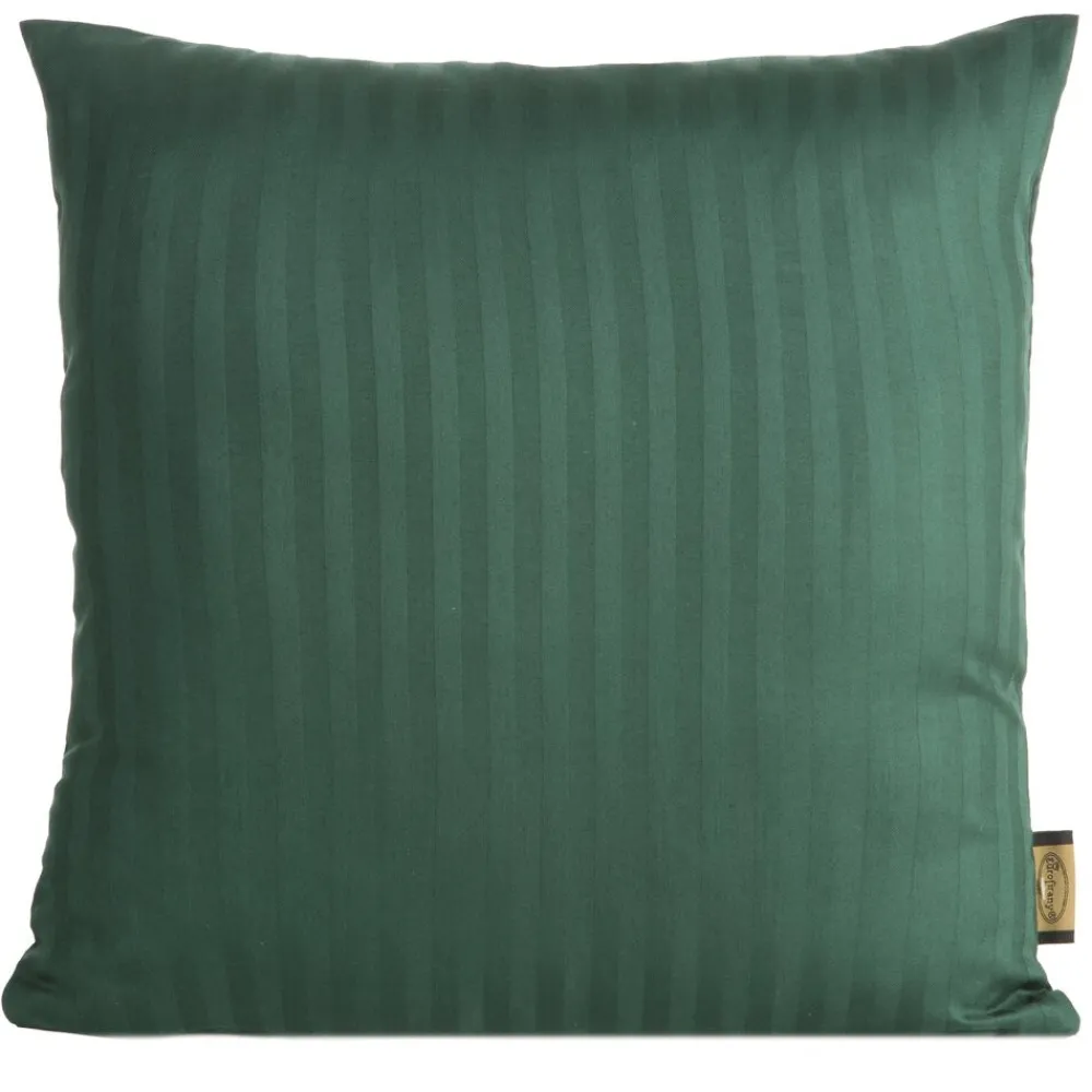 Poszewka VERA 40x40 satyna zielona prążki * EUROFIRANY B.B. Choczyńscy Sp.J. Outlet