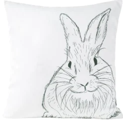 Poszewka WIOSNA/139 45x45 cm zając biała * EUROFIRANY B.B. Choczyńscy Sp.J. Hot