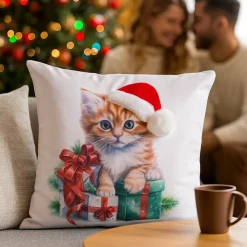 Poszewka świąteczna 215 45x45 cm kotek * EUROFIRANY B.B. Choczyńscy Sp.J. Sale