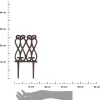 Płotek ogrodowy żeliwny w stylu wiktoriańskim 13,9×26,8 cm