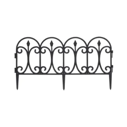 Płotek ogrodowy ażurowy 4 szt 60x30 cm * Progarden Discount
