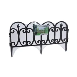 Płotek ogrodowy ażurowy 4 szt 60x30 cm * Progarden Discount