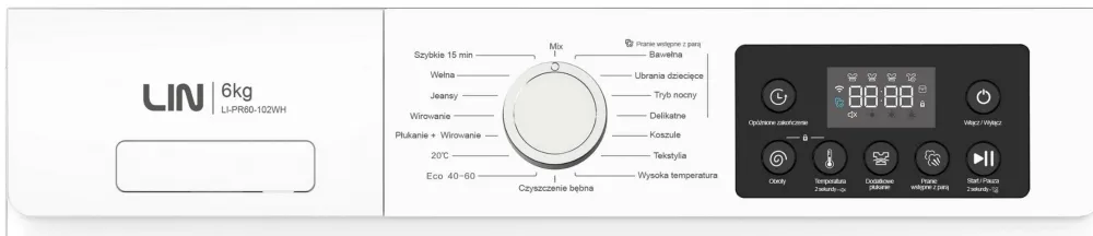 Pralka LI-PR60-102WH * LIN Outlet