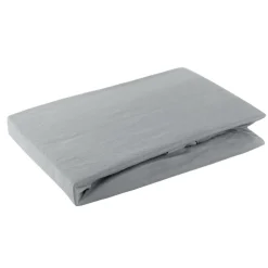 Prześcieradło JERSEY stalowe 90x200+25cm