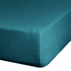 Prześcieradło JERSEY turkusowe 140x200 +30cm