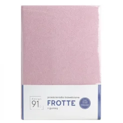 Prześcieradło FROTTE pudrowe 180x200 x 20cm * EUROFIRANY B.B. Choczyńscy Sp.J. Sale