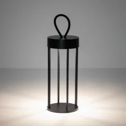Przenośna lampa ogrodowa NALA LED czarna 4W IP54 2700K