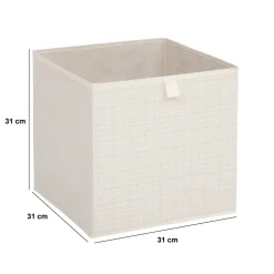 Pudełko do przechowywania Tweed Beige