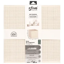 Pudełko do przechowywania Tweed Beige