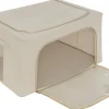 Pudełko tekstylne do przechowywania 60 x 40 cm Dressy beż