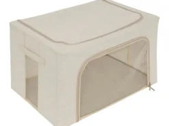 Pudełko tekstylne do przechowywania 60 x 40 cm Dressy beż