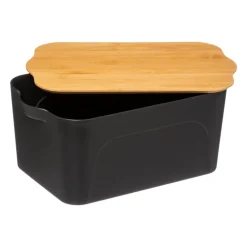 Pudełko czarne z bambusową pokrywką 6,5L * 5five Simply Smart Hot