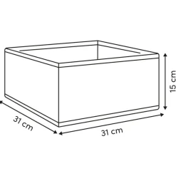 Pudełko do przechowywania 31 x 15 cm szałwia * 5five Simply Smart Hot