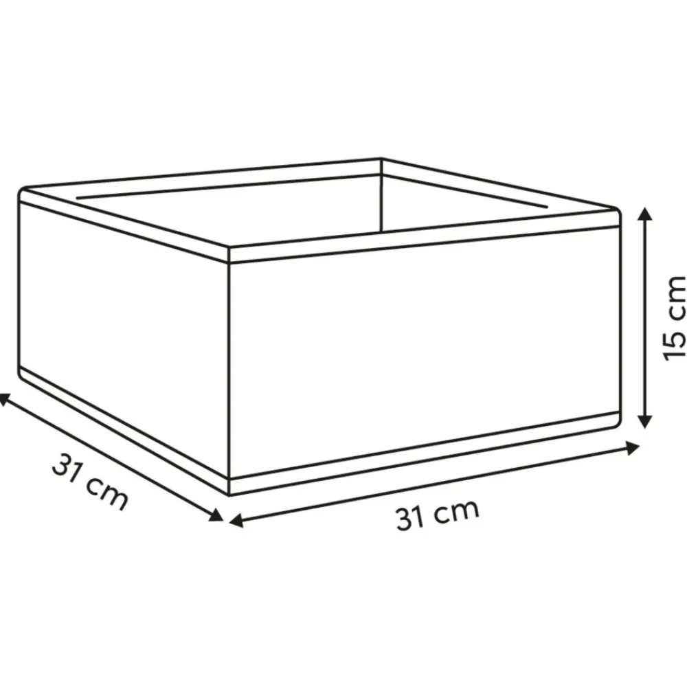Pudełko do przechowywania 31 x 15 cm szałwia * 5five Simply Smart Hot
