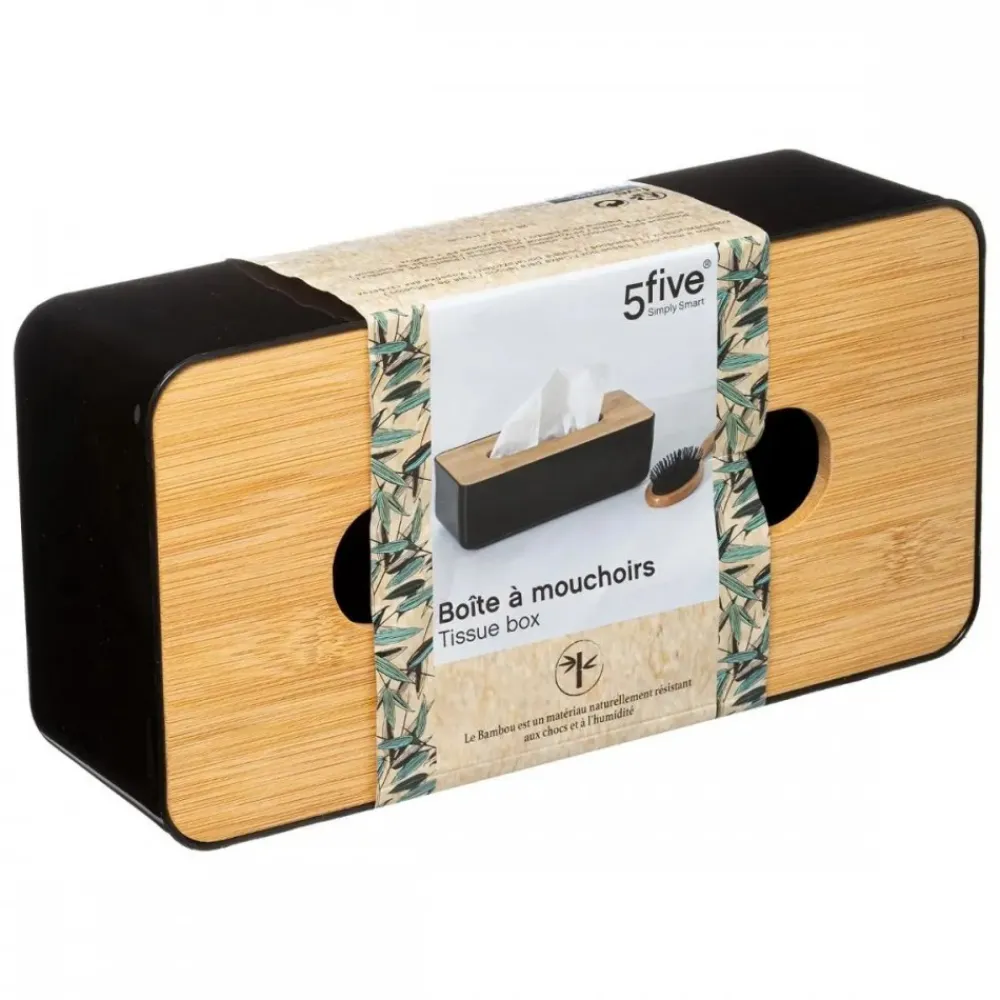 Pudełko na chusteczki Natureo czarne * 5five Simply Smart Hot