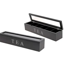 Pudełko na herbatę Tea Box, 6 przegródek * Excellent Houseware Outlet