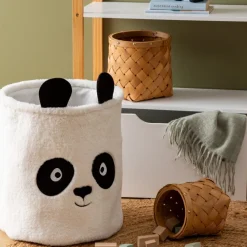 Pudełko na zabawki 40 cm białe Panda * Atmosphera New
