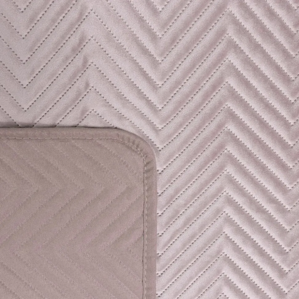 Pudrowa narzuta SOFIA 200x220 cm