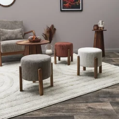 Pufa tapicerowana Modern taupe