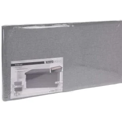 Pufa ze schowkiem ciemno szara 76 cm