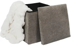 Pufa BOXY do przechowywania taupe * HowHomely Hot