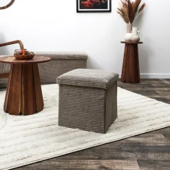 Pufa BOXY do przechowywania taupe * HowHomely Hot