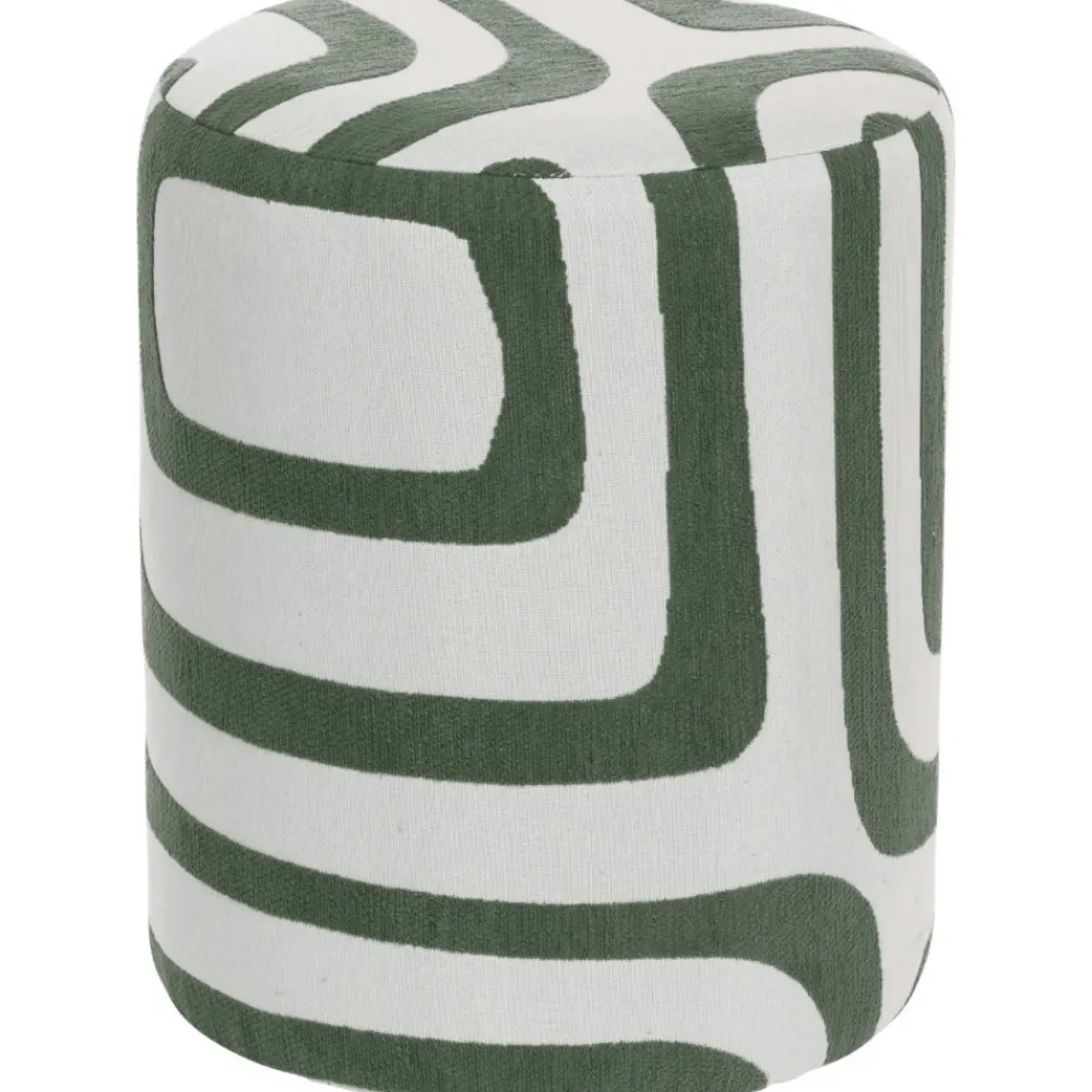 Pufa Delor Decorator 30 cm zielona * Atmosphera New
