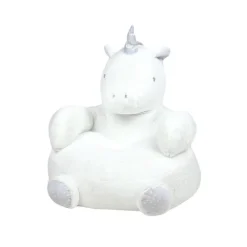 Pufa dziecięca AURORE 45x45x45 cm biały * STOF Online