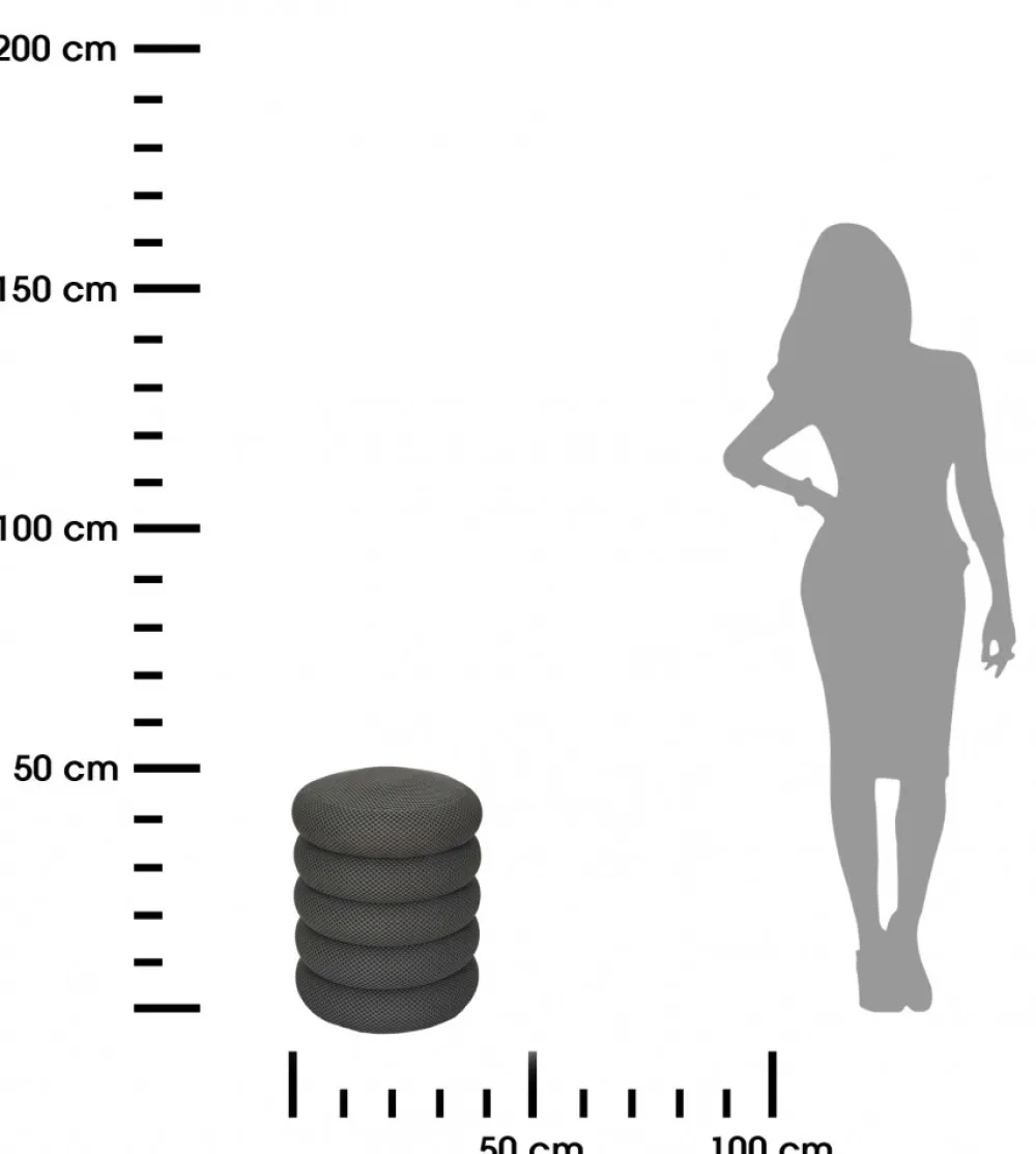 Pufa modułowa z funkcją schowka Kame szara * HowHomely Hot