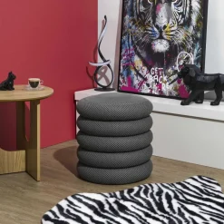 Pufa modułowa z funkcją schowka Kame szara * HowHomely Hot