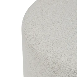 Pufa tapicerowana boucle XL Nesky biała * Atmosphera Sale